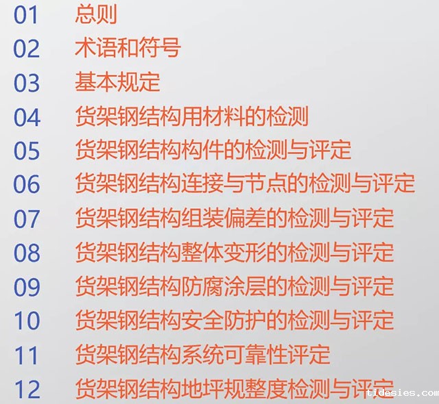 货架钢结构工程检测与评定专项规程-大纲